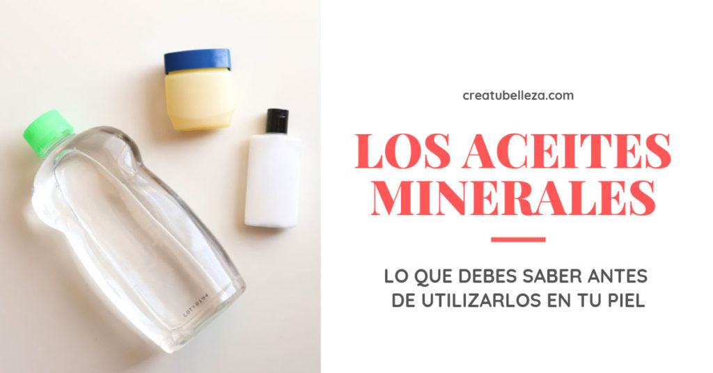 Aceites minerales para la piel