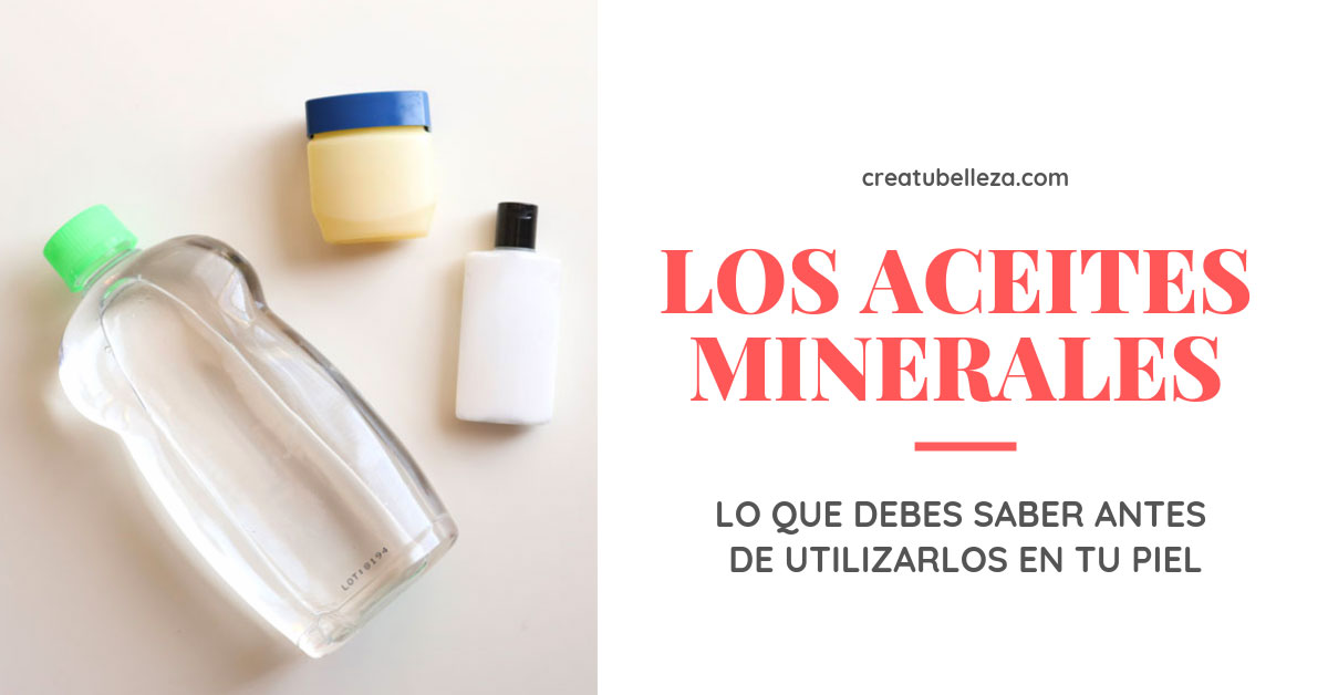Aceites minerales para la piel