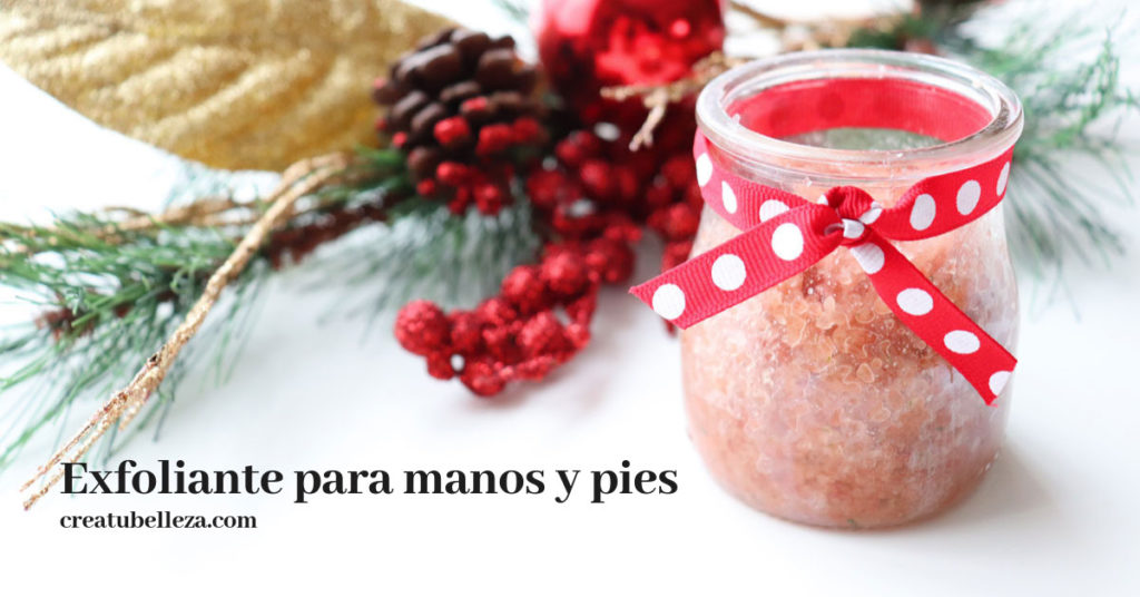 Exfoliante natural para manos y pies secos